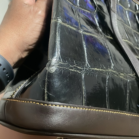 Dooney and Bourke croc handbag - Picture 9 of 10